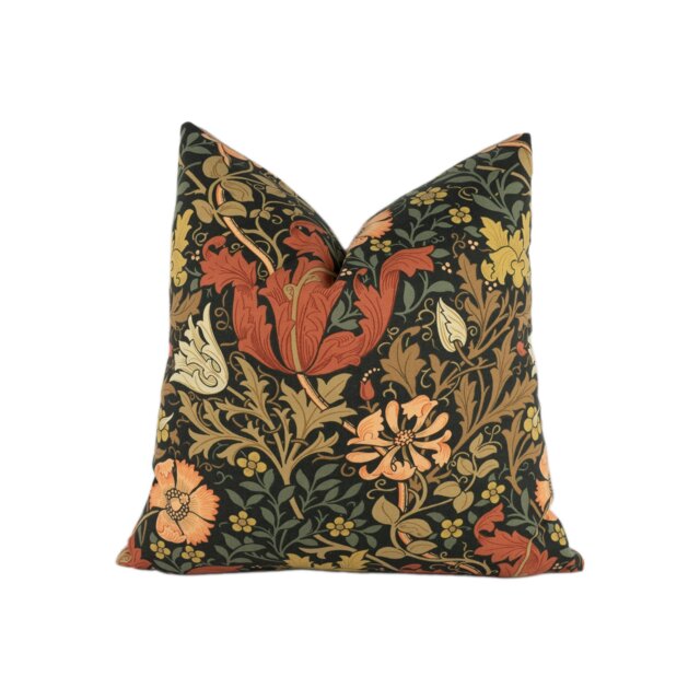 William Morris - Compton Terracotta/Multi Stunning Classic English Designer Cushion Cover Home D??cor Throw Pillow - image 1