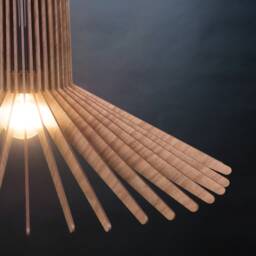 Wood Ceiling Lamp, Chandelier Lighting, Pendant Light, Wooden Light, Geometric Lamp, Dining Light, Pendant Lights Wood, Modern Light - thumbnail 3