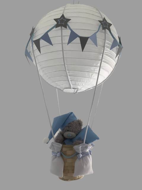 Hot Air Balloon Light Shade/Nursery Decoration, Toy Included