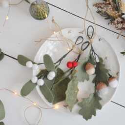 Small Hanging Ornaments For The Christmas Tree Or Table Decoration - thumbnail 2