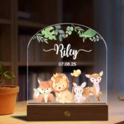 Personalized Night Light Kids, Custom Baby Name Light, Bedside Lamp, Baptism Gift, Girl Gifts For New
