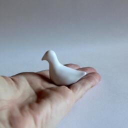 White Bird, Clay Animal Totem - thumbnail 4
