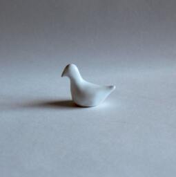 White Bird, Clay Animal Totem - thumbnail 1