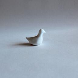 White Bird, Clay Animal Totem - thumbnail 3