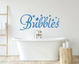 Bubbles Wall Sticker, Bathroom Decor, Art, Bubbles Decal, Sticker