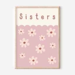 Personalised Unicorn & Fairy Sisters Prints. Set Of 3 Prints For Girls Bedrooms, A Nursery Or Playroom - Prints Only - thumbnail 2