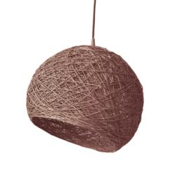 "Brown Modern Pendant Lighting, Globe Lamp, Nordic Pendant Lights, Ceiling Lamps, Modern Lamp - Hemisphere - 16 "