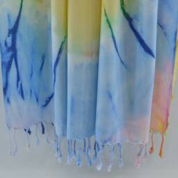Turkish Towel, Batik Towel, Turkish Peshtemal, 38''x65 - thumbnail 3