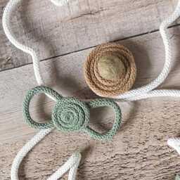 Knitted Wire Name. Personalised Bear Bedroom, Or Nursery Wall Art - thumbnail 3