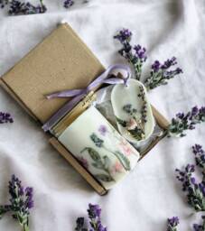 Large Scented Candle Gift Box, Birthday For Her, Gift Hamper Her, Housewarming Gift, Gift Set Her, Scented Candle, Christmas - thumbnail 1
