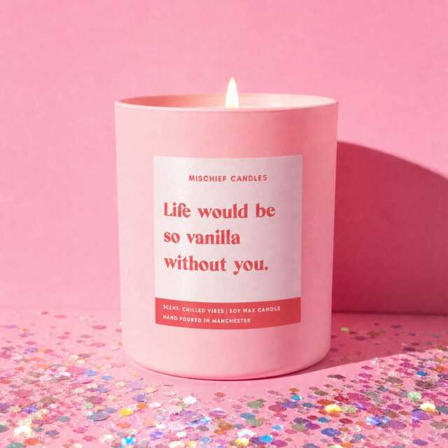 Funny Gift For Friend Life Would Be Vanilla Scented Candle - image 1