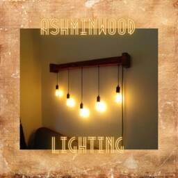 Wall Light, Wood Fixture, Wood Industrial Light, Reclaimed Wood, Wall Fixture, Bathroom Light, Rustic Light, Bedroom Lighting, Home Decoration - thumbnail 1