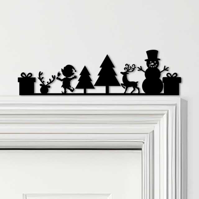 Door Topper Christmas Decor Characters Various Colours Decorative Sign - Sign, Novelty Wall Decor, Frame Art, Art - image 1