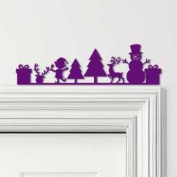 Door Topper Christmas Decor Characters Various Colours Decorative Sign - Sign, Novelty Wall Decor, Frame Art, Art - thumbnail 4