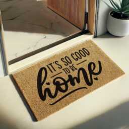 Its So Good To Be Home Doormat - Minimalist Entry Mat For Mindful Living Cozy Non-Slip Welcome Fall Decor Perfect Housewarming Gift - thumbnail 2