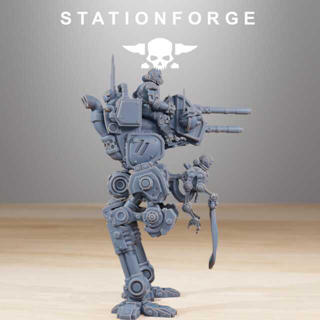 Scavenger Walker/Tank Mech Spider Sci Fi Space Table Top Station Forge 3D Print Wargaming Rpg - image 1