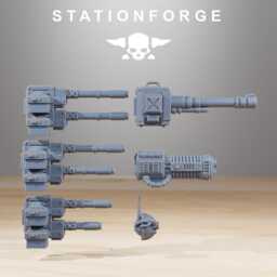 Scavenger Walker/Tank Mech Spider Sci Fi Space Table Top Station Forge 3D Print Wargaming Rpg - thumbnail 3