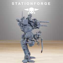 Scavenger Walker/Tank Mech Spider Sci Fi Space Table Top Station Forge 3D Print Wargaming Rpg - thumbnail 1