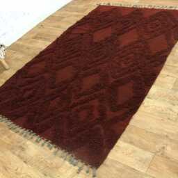 Handmade Wool Boujaad Rug, Colorful Moroccan Berber Carpet, Boho Style - thumbnail 4