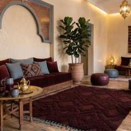 Handmade Wool Boujaad Rug, Colorful Moroccan Berber Carpet, Boho Style - thumbnail 3