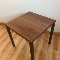 Solid Hardwood Side Table Parsons Night Stands Pair - thumbnail 2