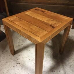 Solid Hardwood Side Table Parsons Night Stands Pair - thumbnail 4