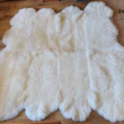 Natural White Merino Sheepskin Rug - Different Sizes - Scandinavian Home Decor - thumbnail 4