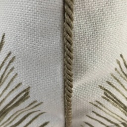 Accent Pillow Cover, Tulum Pattern, Sand Color Way, 22x22, Rope Welting, Lapped Zip, Insert Not Included, Shipping Included - thumbnail 3