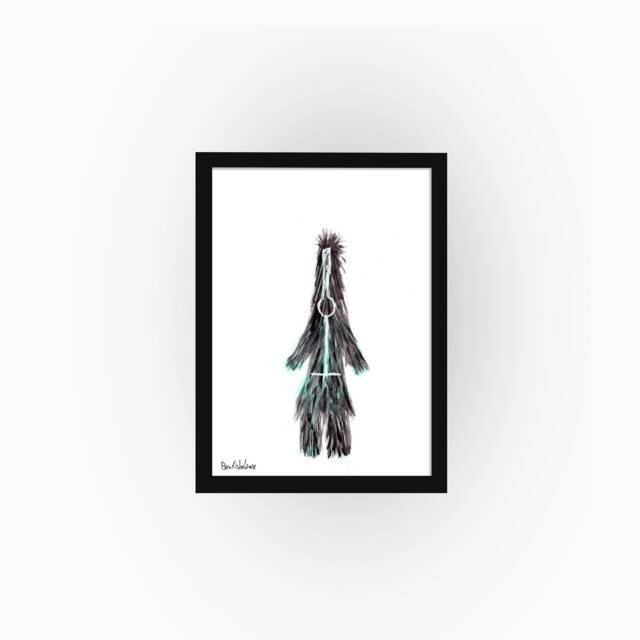 Framed Print, Colorful Abstract Art Africa Inspiration, Kitchen Wall Art, Bedroom Decor, Original Gift - image 1