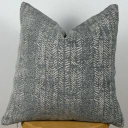 Gray Color Textured Pillow Cover, Gray Euro Sham, Decorative Pillow, Home Decor, Woven Thick Fabric, Gray Throw Cover, Halloween Gift - thumbnail 4
