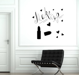 Makeup Vinyl Wall Decal Pomade Girl Room Beauty Salon Cosmetics Stickers Mural - #2687Di - thumbnail 1