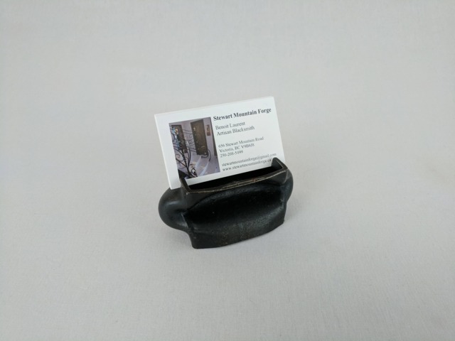 Forged Steel Business Card Holder - image 1