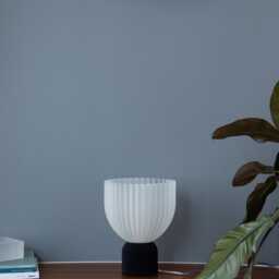 Lamp ?? Black X Transparent Minimalist Modern Lamp 3D Printed Made Of Bioplastic - thumbnail 3