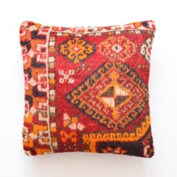 "18 X Pillow Cover Kelim Kussen Handira Cushion 18""X18" - thumbnail 1