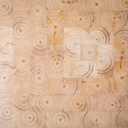 Wood Block 3D Wall Art, Geometric Wooden Reclaimed Artwork - thumbnail 3