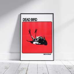 Bird Print Minimalist Art - Living Room Wall Art, Aesthetic Trendy Poster Design Bedroom Decor Or Kitchen - thumbnail 2