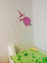 Girl Wall Decals Nursery Decal Baby Fairy Girls Room Decal Star - thumbnail 3