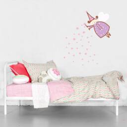 Girl Wall Decals Nursery Decal Baby Fairy Girls Room Decal Star - thumbnail 2