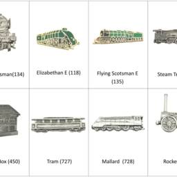 Trains & Railways Flip Up Alarm Clock Portable Quartz Movement Flying Scotsman Steam Train Birthday Gift Ac - thumbnail 2