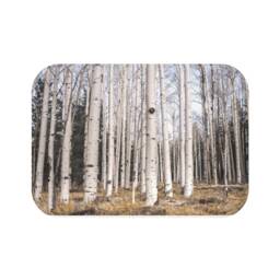Birch Forest Bath Mat, Memory Foam Nature Rug - thumbnail 4