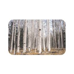 Birch Forest Bath Mat, Memory Foam Nature Rug - thumbnail 3