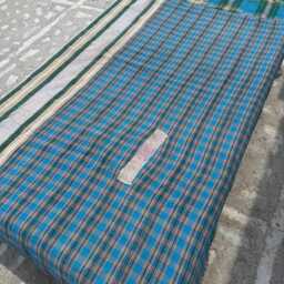 Vintage Persian Kantha Quilt Hand Stitched Cotton Throw Blanket Reversible Bedspread Ethnic Decor Piece - thumbnail 4