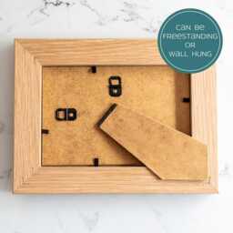Marathon Photo Frame - Personalised Picture Sports Event Oak Running A Gift Lc218 - thumbnail 4
