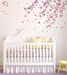 Cherry Blossom Tree Wall Decal Decals For Nursery Baby Boy Room Designs By Decalisland-Baby Sd 042 - thumbnail 1