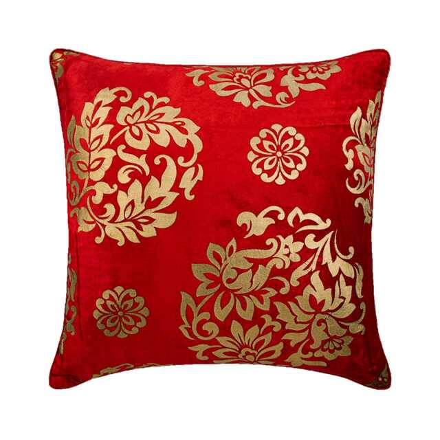 "Decorative Red Pillow Case 16""x16" - image 1
