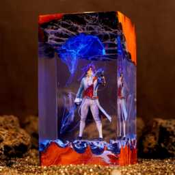 Pinocchio Resin Lamp - Lies Of P Led Light - in The World Handmade Dark Fantasy Decor Pinocchio-Inspired Night - thumbnail 4