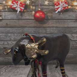 Bullwinkle The Ooak Paper Mache Moose Sculpture - thumbnail 3