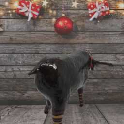Bullwinkle The Ooak Paper Mache Moose Sculpture - thumbnail 4