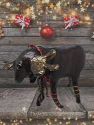 Bullwinkle The Ooak Paper Mache Moose Sculpture - thumbnail 1