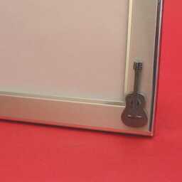Acoustic Guitar Design Portrait 6 X 4 Picture Frame With Hand Cast Pewter Motif, Country Music Gift - thumbnail 2